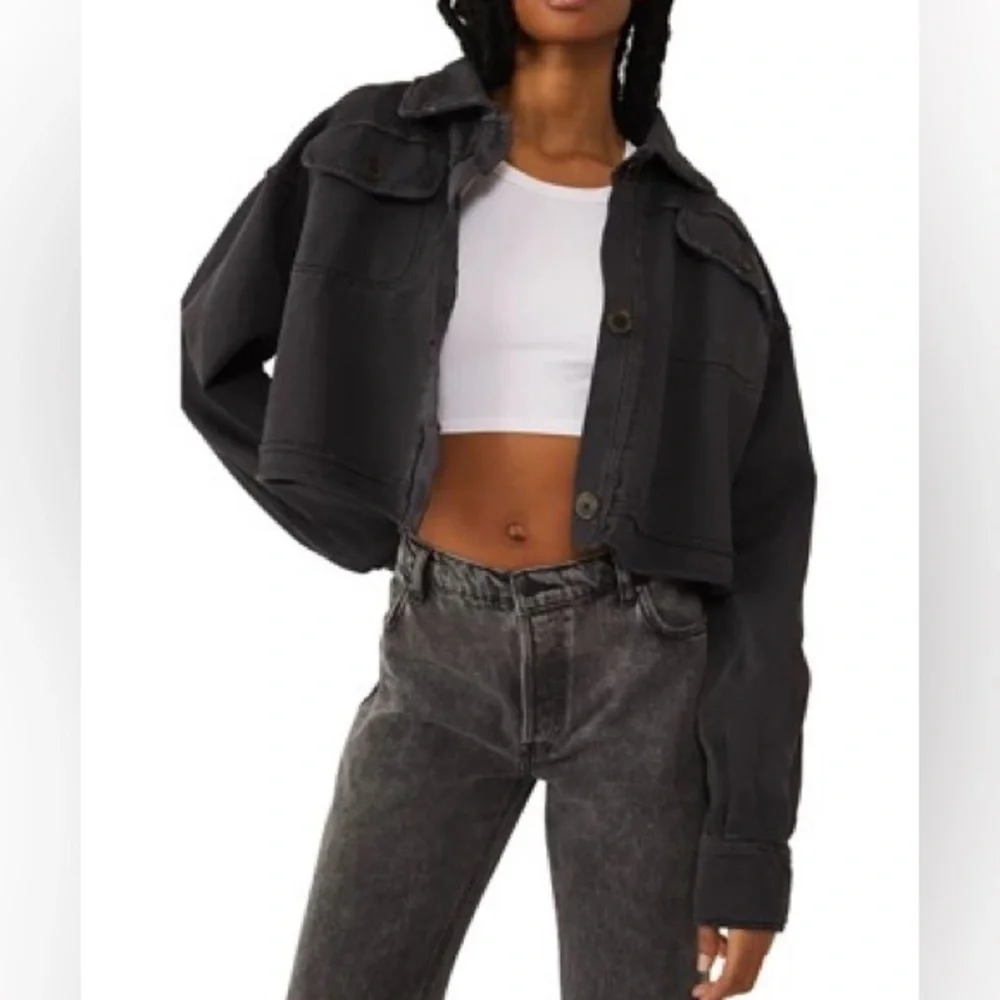NWT - Free People - We The Free Saturday Shirt Jacket - Picture 1 of 8